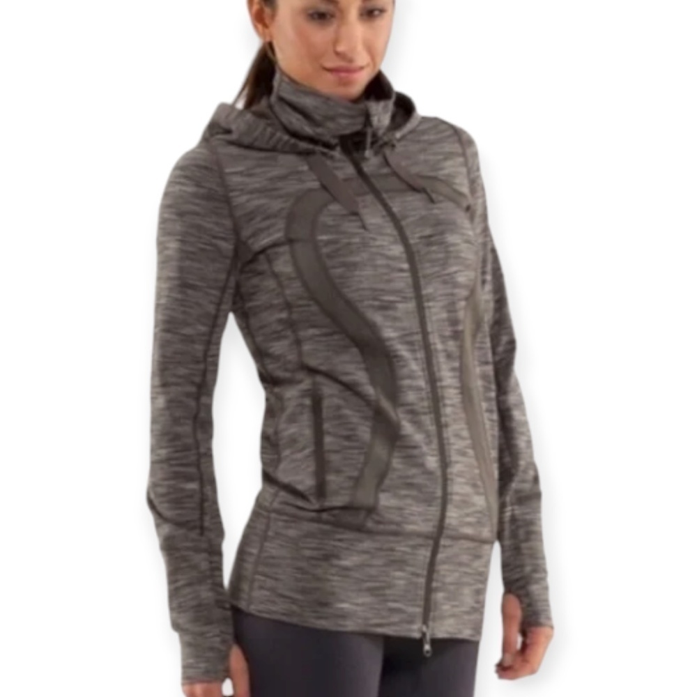 Lululemon Grey Stride Full Zip Jacket Size 4